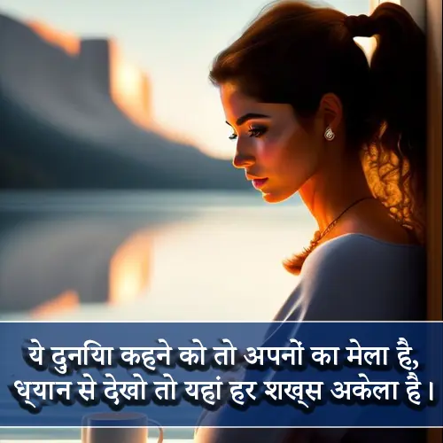 Alone Shayari