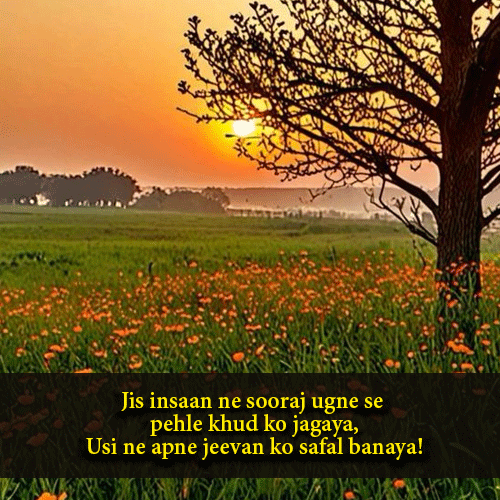 Good Morning Shayari in English