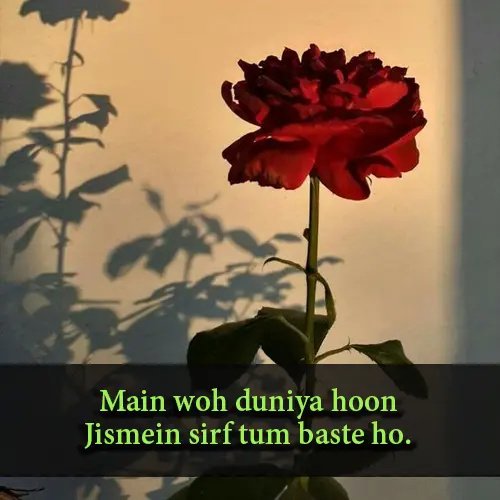 2 Line Love Shayari in English for Boyfriend