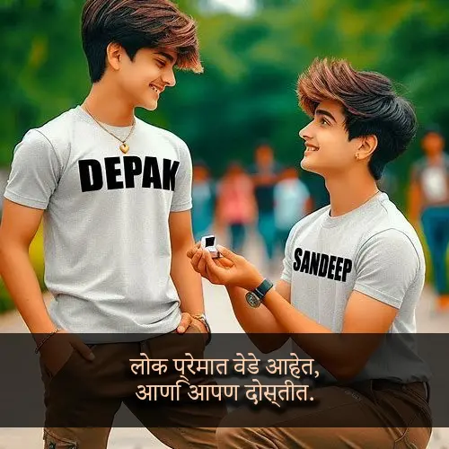 Dosti Shayari Marathi