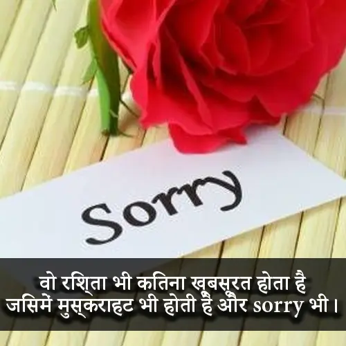 Feeling Sorry Shayari