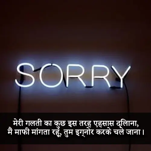 Sorry Shayari in Hindi